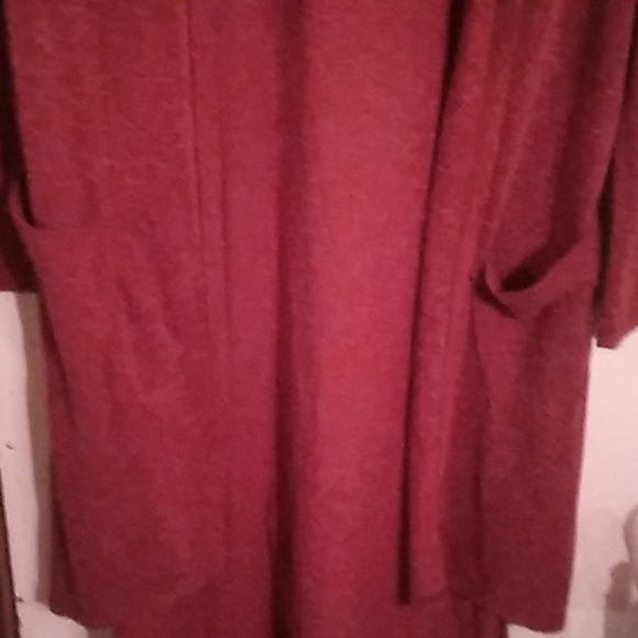Red long jacket - Picture 2 of 2